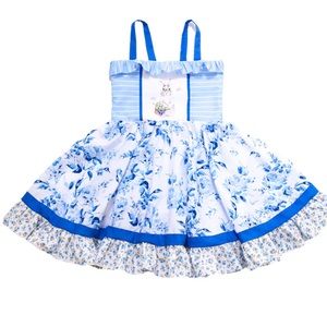 Be Girl Clothing Bluebells and Blessings Bunny Dress